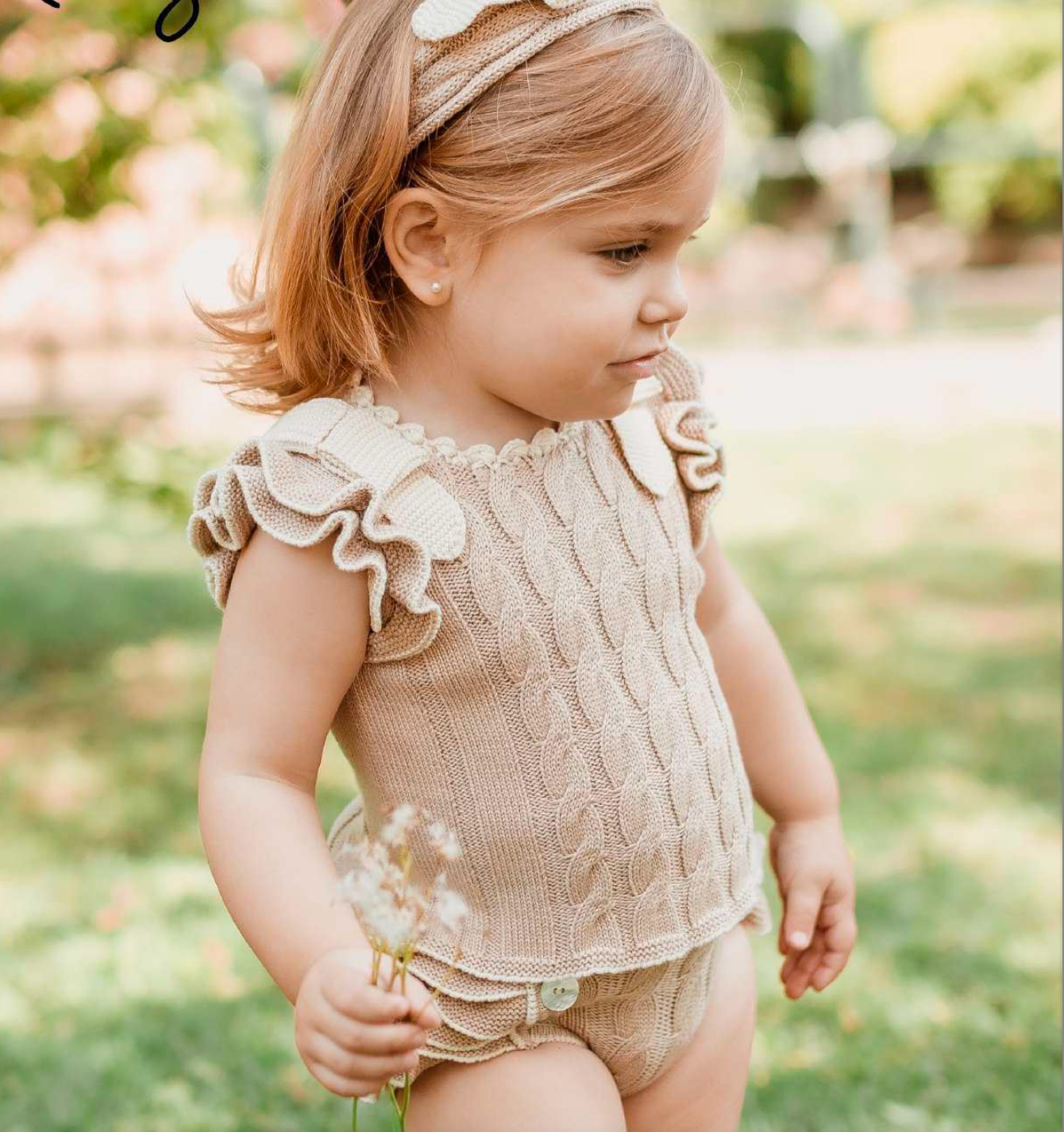 Camel Sweater and Bloomer